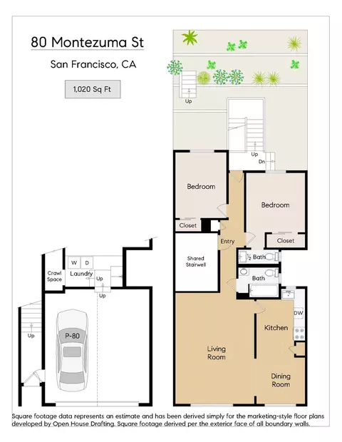 Floorplan - 80 Montezuma St, San Francisco, CA 94110 photo 1 of 1