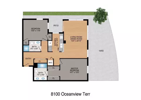 Floorplan - 8100 Oceanview Ter #114, San Francisco, CA 94132 photo 1 of 1