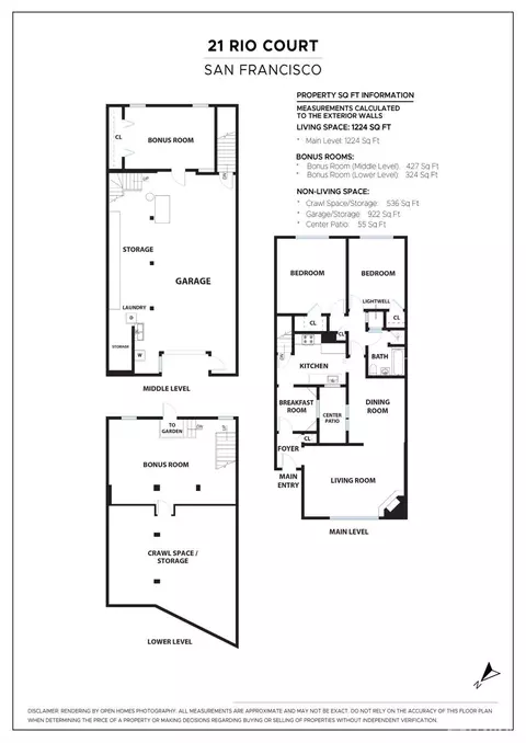 Floorplan - 21 Rio Ct, San Francisco, CA 94127 photo 1 of 1