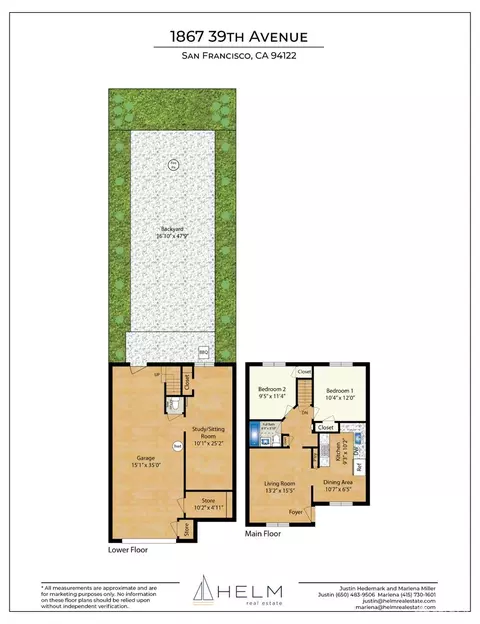 Floorplan - 1867 39th Ave, San Francisco, CA 94122 photo 1 of 1