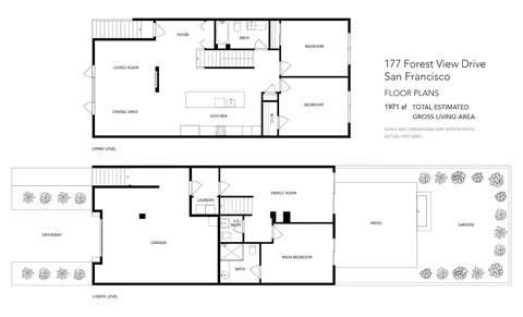 Floorplan - 177 Forest View Dr, San Francisco, CA 94132 photo 1 of 1