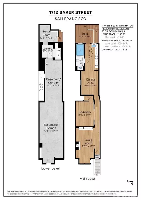 Floorplan - 1712 Baker St, San Francisco, CA 94115 photo 1 of 1