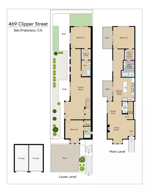 Floorplan - 469 Clipper St, San Francisco, CA 94114 photo 1 of 1