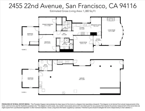 Floorplan - 2455 22nd Ave, San Francisco, CA 94116 photo 1 of 1
