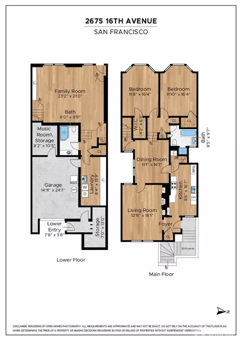 Floorplan - 2675 16th Ave, San Francisco, CA 94116 photo 1 of 2