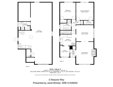 Floorplan - 2 Sequoia Way, San Francisco, CA 94127 photo 1 of 1