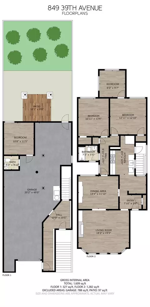Floorplan - 849 39th Ave, San Francisco, CA 94121 photo 1 of 1