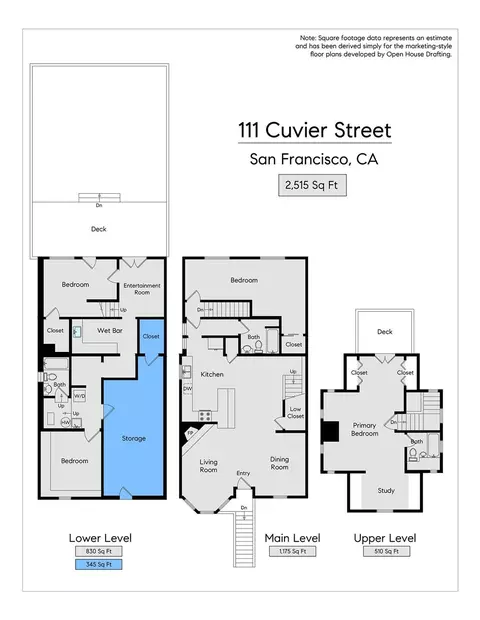 Floorplan - 111 Cuvier St, San Francisco, CA 94112 photo 3 of 3