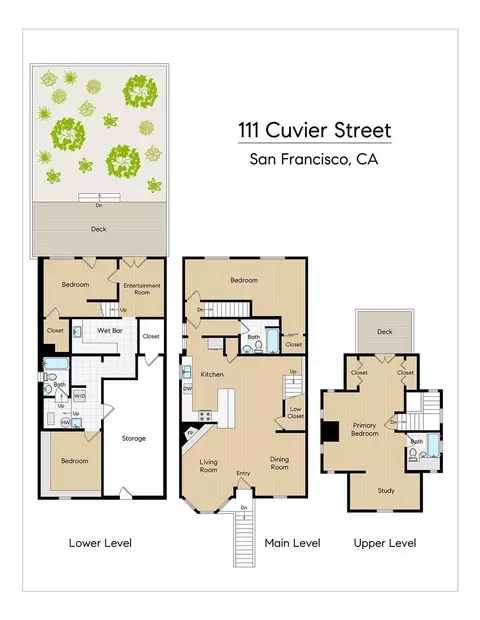 Floorplan - 111 Cuvier St, San Francisco, CA 94112 photo 1 of 3
