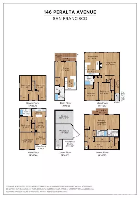Floorplan - 146 Peralta Ave, San Francisco, CA 94110 photo 1 of 2