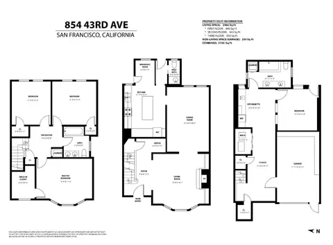 Floorplan - 854 43rd Ave, San Francisco, CA 94121 photo 1 of 1