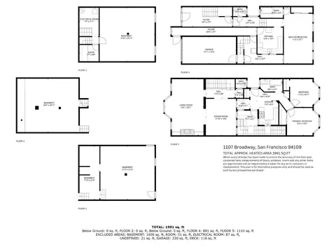 Floorplan - 1107 Broadway, San Francisco, CA 94109 photo 1 of 6