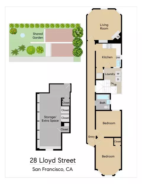 Floorplan - 28 Lloyd St, San Francisco, CA 94117 photo 1 of 1