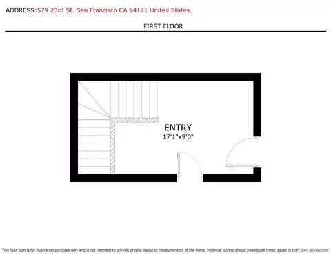 Floorplan - 579 23rd Ave, San Francisco, CA 94121 photo 1 of 3