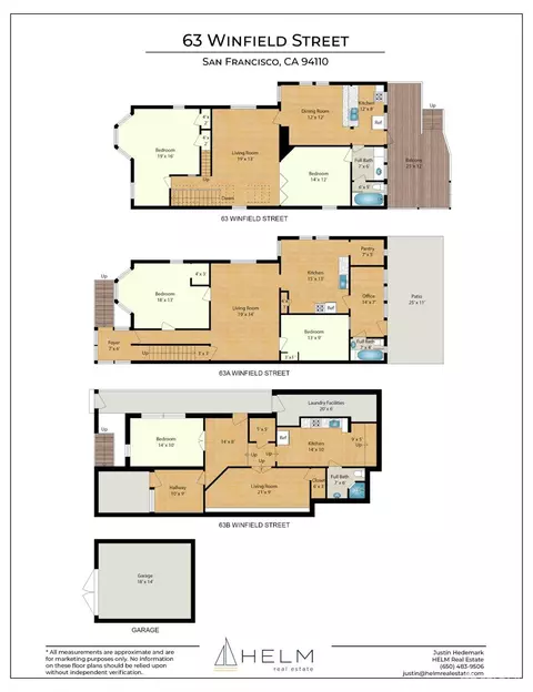 Floorplan - 63 Winfield St, San Francisco, CA 94110 photo 1 of 1