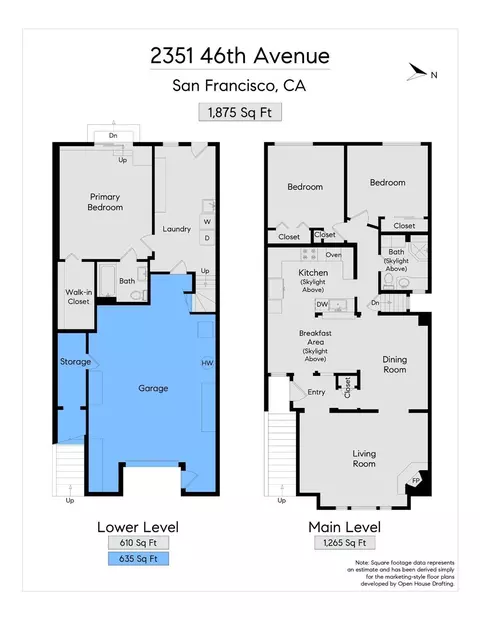 Floorplan - 2351 46th Ave, San Francisco, CA 94116 photo 1 of 2