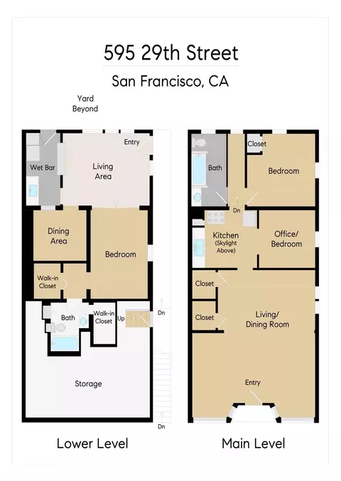 Floorplan - 595 29th St, San Francisco, CA 94131 photo 1 of 4
