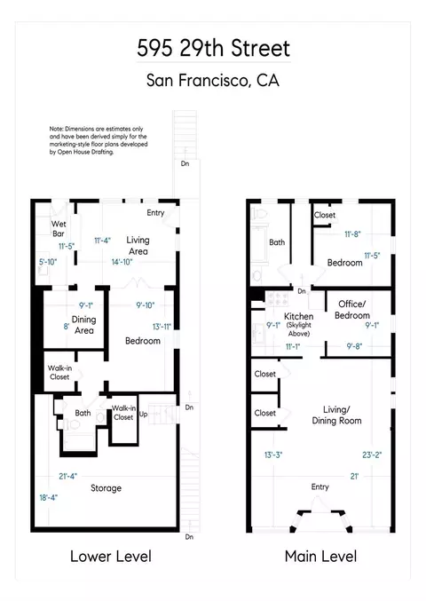 Floorplan - 595 29th St, San Francisco, CA 94131 photo 2 of 4