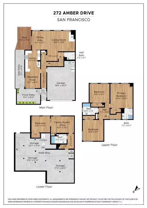 Floorplan - 272 Amber Dr, San Francisco, CA 94131 photo 1 of 2