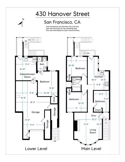 Floorplan - 430 Hanover St, San Francisco, CA 94112 photo 2 of 3