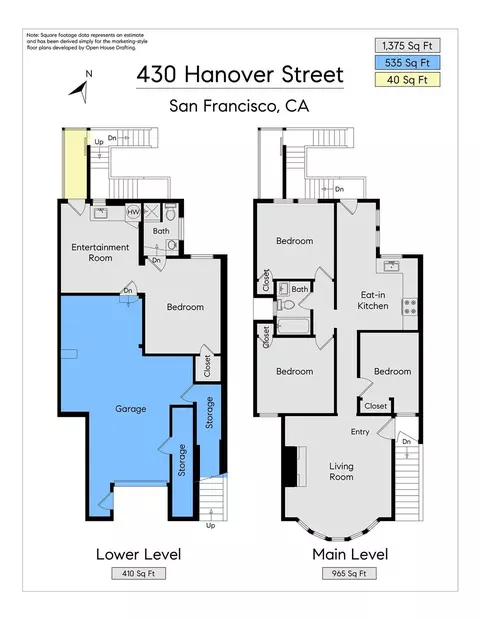 Floorplan - 430 Hanover St, San Francisco, CA 94112 photo 3 of 3