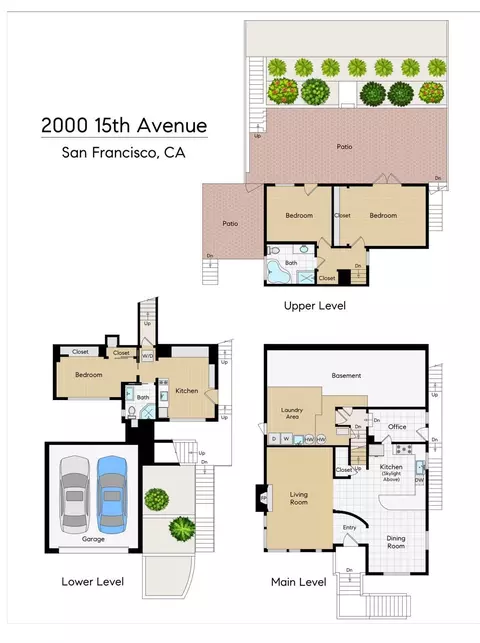 Floorplan - 2000 15th Ave, San Francisco, CA 94116 photo 1 of 1