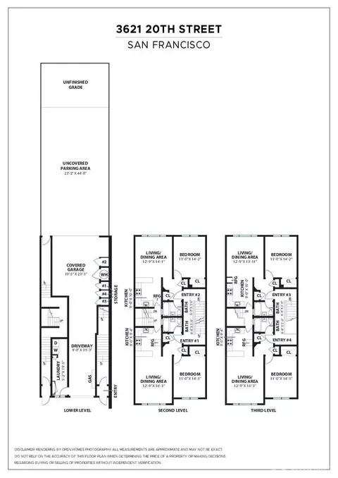Floorplan - 3621 20th St, San Francisco, CA 94110 photo 1 of 1