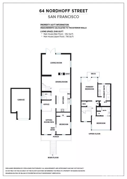 Floorplan - 64 Nordhoff St, San Francisco, CA 94131 photo 1 of 1
