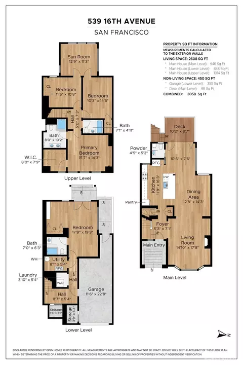 Floorplan - 539 16th Ave, San Francisco, CA 94118 photo 1 of 2