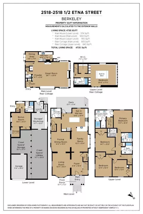 Floorplan - 2518 Etna St, Berkeley, CA 94704 photo 1 of 2