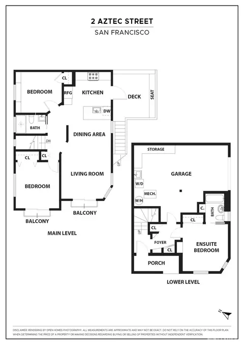 Floorplan - 2 Aztec St, San Francisco, CA 94110 photo 1 of 1