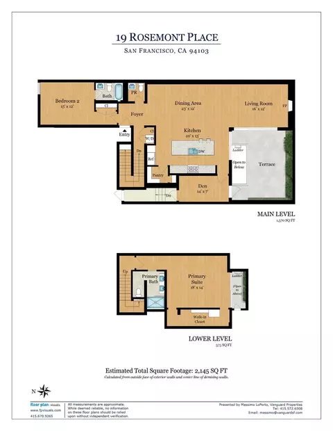 Floorplan - 19 Rosemont Pl, San Francisco, CA 94103 photo 1 of 1
