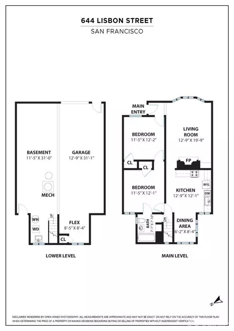 Floorplan - 644 Lisbon St, San Francisco, CA 94112 photo 1 of 1