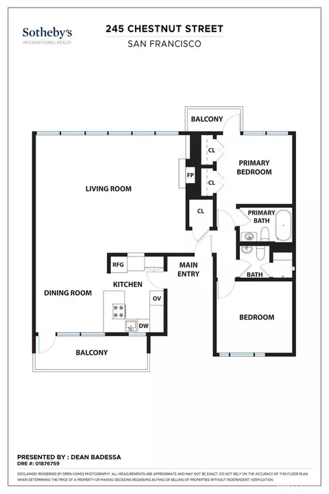 Floorplan - 245 Chestnut St, San Francisco, CA 94133 photo 1 of 1