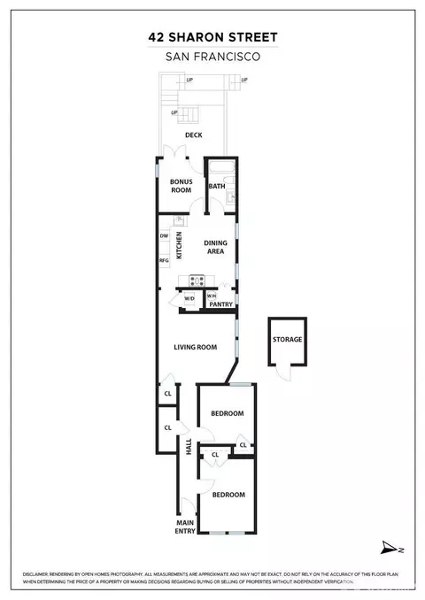 Floorplan - 42 Sharon St, San Francisco, CA 94114 photo 1 of 1