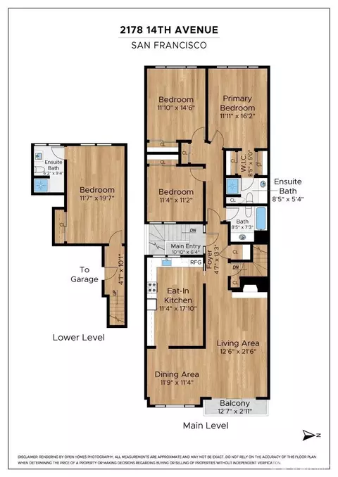 Floorplan - 2178 14th Ave, San Francisco, CA 94116 photo 1 of 1