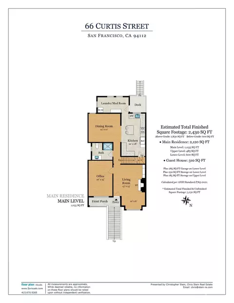 Floorplan - 66 Curtis St, San Francisco, CA 94112 photo 1 of 3