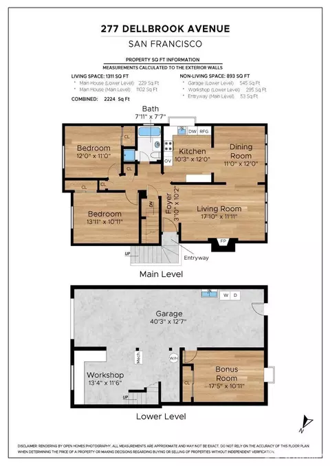 Floorplan - 277 Dellbrook Ave, San Francisco, CA 94131 photo 1 of 1