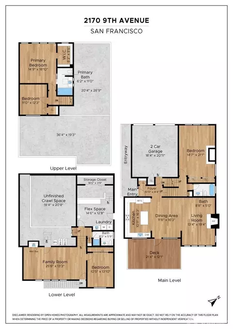 Floorplan - 2170 9th Ave, San Francisco, CA 94116 photo 1 of 1