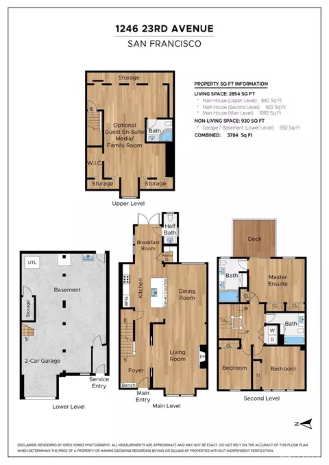 Floorplan - 1246 23rd Ave, San Francisco, CA 94122 photo 1 of 2