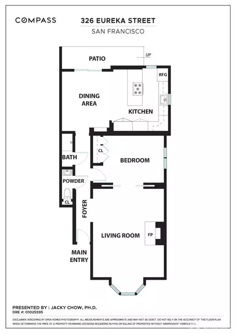 Floorplan - 326 Eureka St, San Francisco, CA 94114 photo 1 of 1