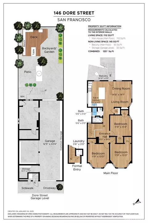 Floorplan - 146 Dore St, San Francisco, CA 94103 photo 1 of 1