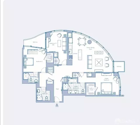 Floorplan - 301 Main St #29C, San Francisco, CA 94105 photo 1 of 1