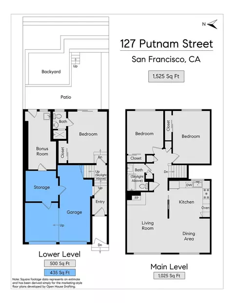 Floorplan - 127 Putnam St, San Francisco, CA 94110 photo 3 of 3