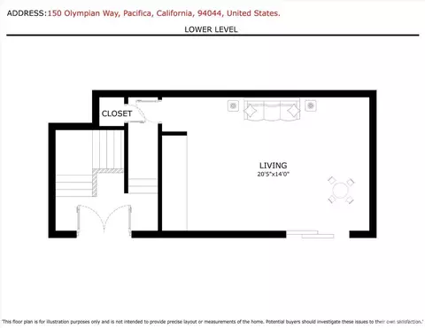 Floorplan - 150 Olympian Way, Pacifica, CA 94044 photo 3 of 3
