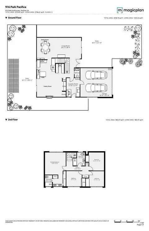 Floorplan - 916 Park Pacifica Ave, Pacifica, CA 94044 photo 1 of 1