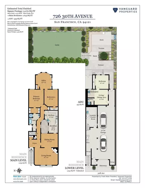 Floorplan - 726 30th Ave, San Francisco, CA 94121 photo 1 of 1