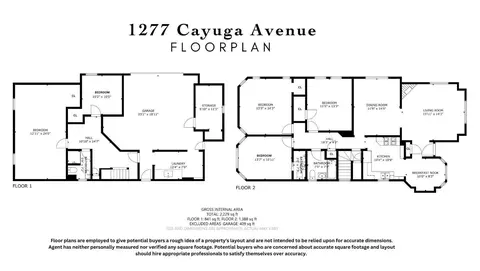 Floorplan - 1277 Cayuga Ave, San Francisco, CA 94112 photo 1 of 1