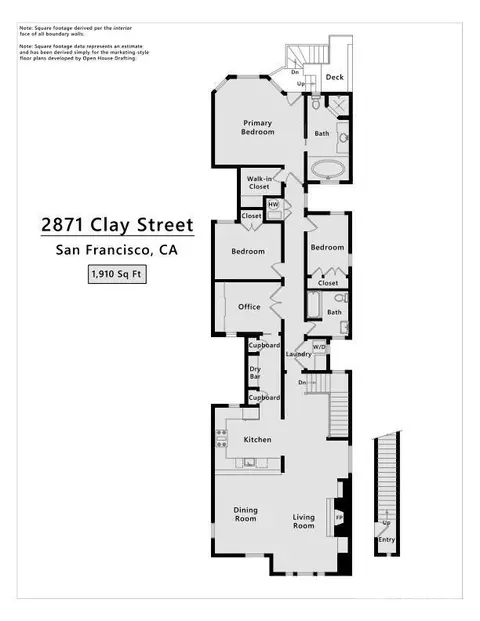 Floorplan - 2871 Clay St, San Francisco, CA 94115 photo 2 of 3