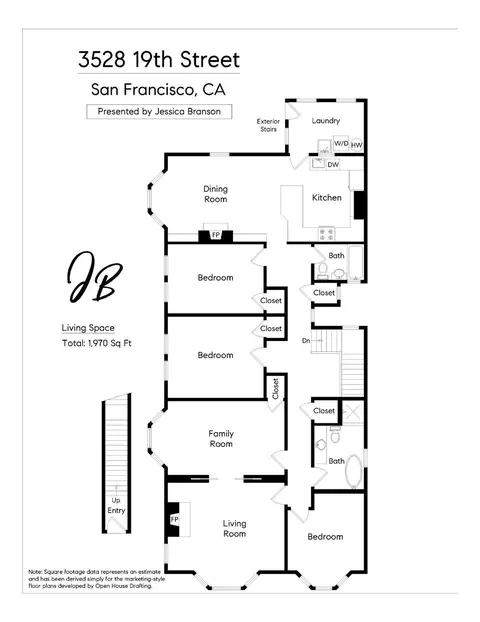 Floorplan - 3528 19th St, San Francisco, CA 94110 photo 1 of 1